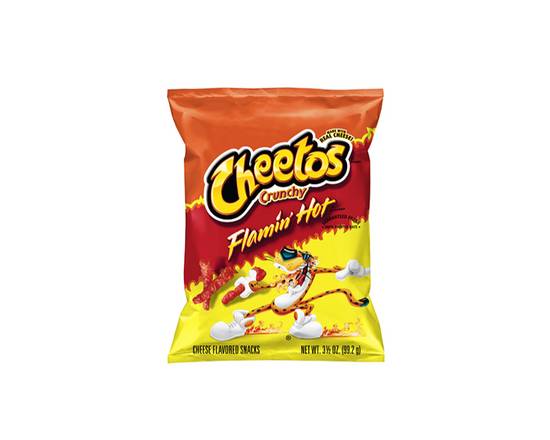 Order Cheetos Flamin Hot 3.25 oz food online from Rebel store, North Las Vegas on bringmethat.com
