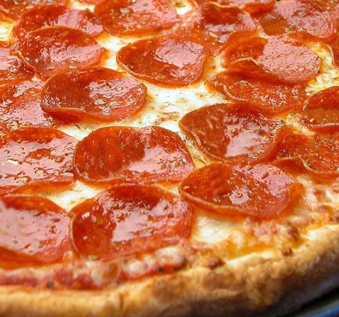 Order New York Style Cheese & Pepperoni Pizza - Medium 16'' food online from Mr G's Pizzeria & Wings store, Fairlawn on bringmethat.com