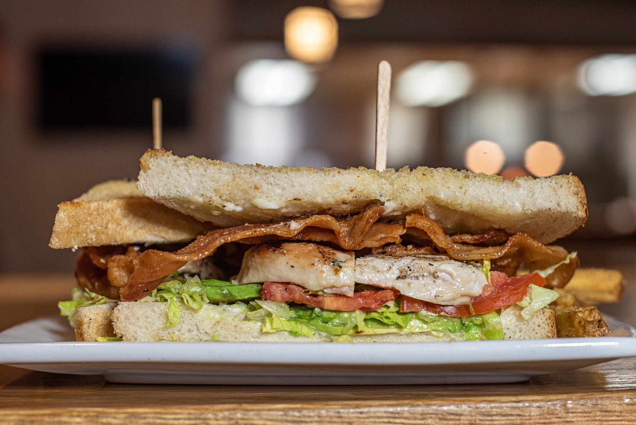 Order Swordfish Club Sandwich - Sandwich food online from Craftsman Wood Fired Pizza store, Placentia on bringmethat.com