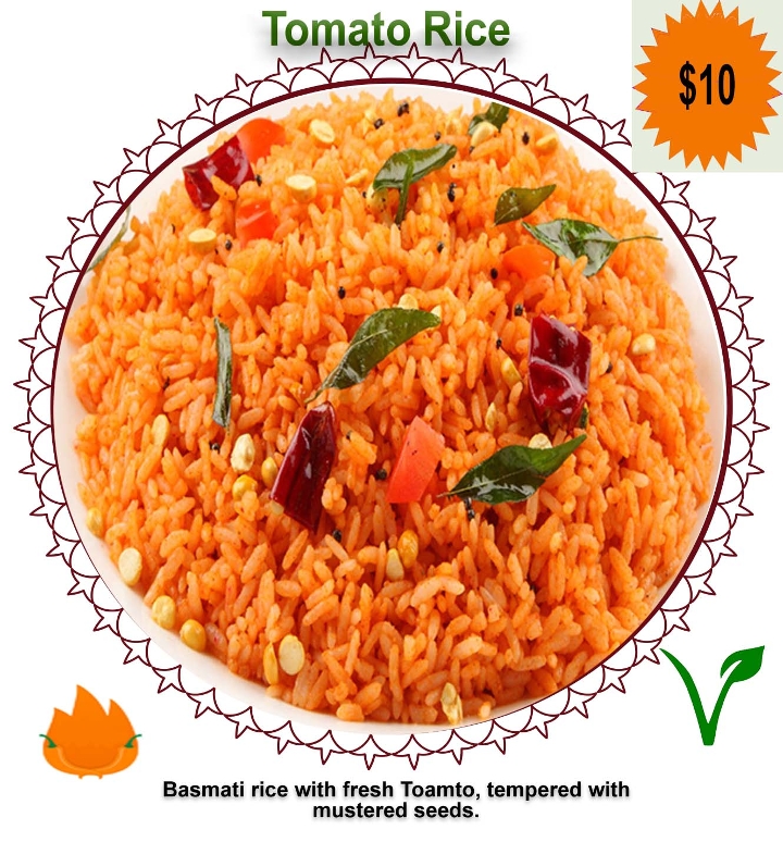 Order Tomato Rice food online from Dakshin Indian Bistro - N Hamilton Rd store, Columbus on bringmethat.com
