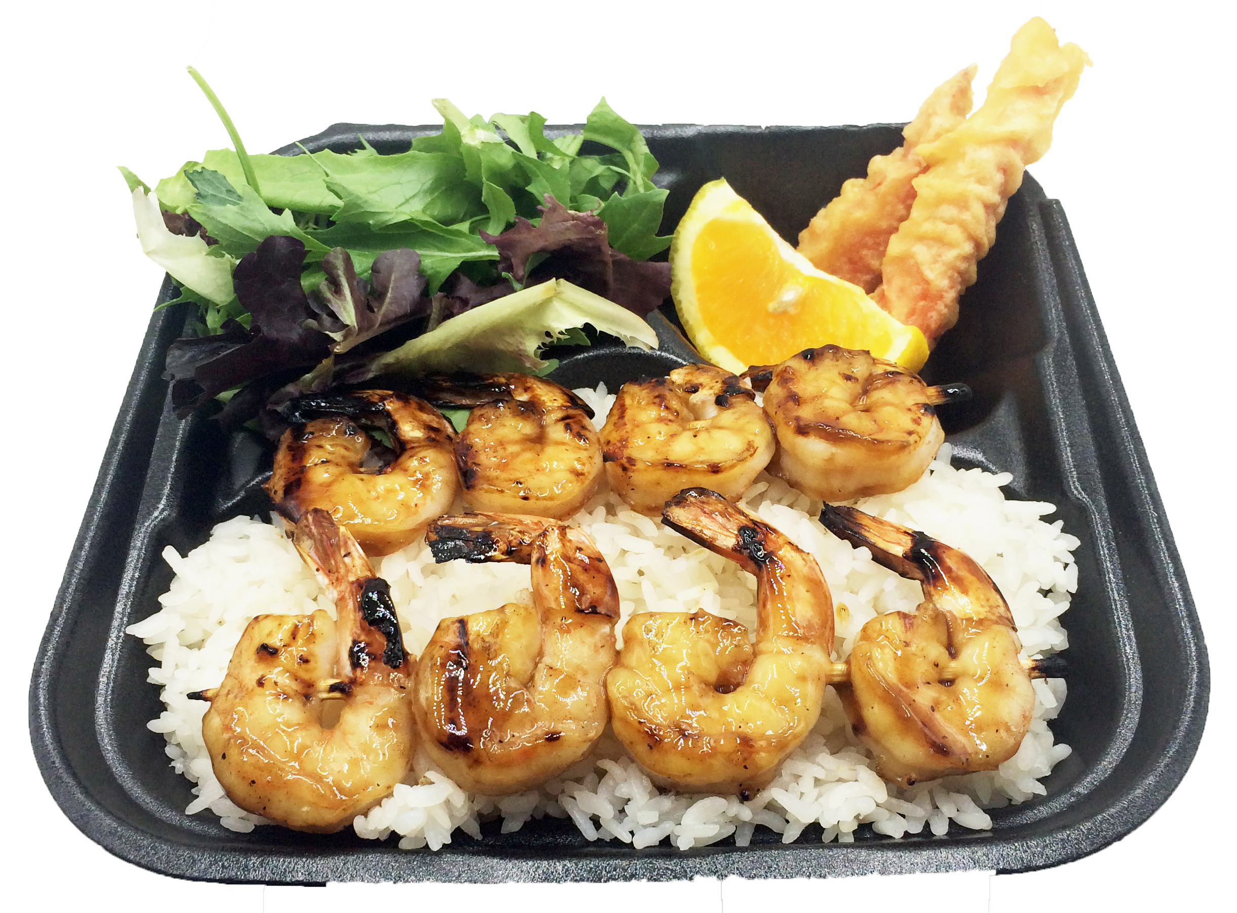 Order 8 Piece Grilled Shrimp Plate food online from Orange House Take Out store, La Habra on bringmethat.com