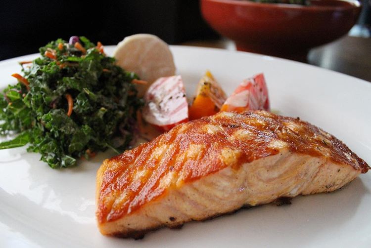 Order Simply Grilled Salmon food online from ***Doc B's Gold Coast $3.99 Delivery Special*** store, Chicago on bringmethat.com