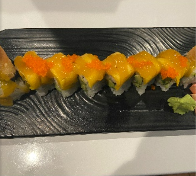Order Golden Phoenix Roll food online from Wave Sushi store, Magnolia on bringmethat.com