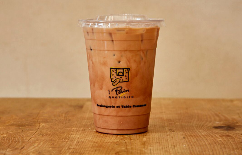 Order Iced Belgian Mocha food online from Le Pain Quotidien store, Los Angeles on bringmethat.com
