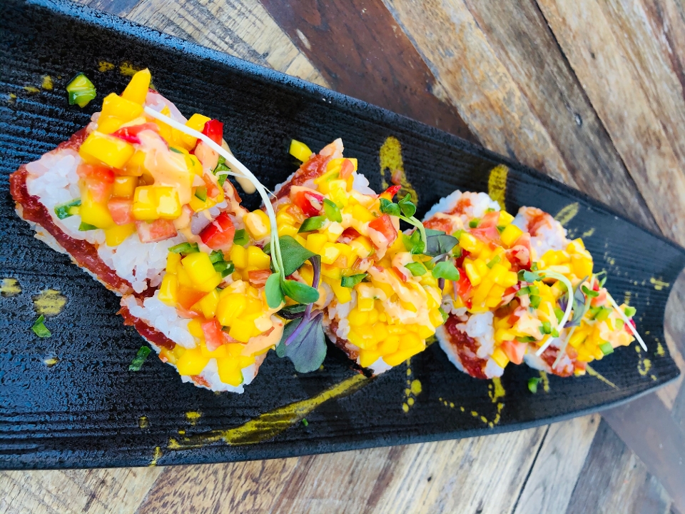 Order Mango Salsa Roll food online from 26 Thai Sushi & Bar At Brookhaven. store, Brookhaven on bringmethat.com