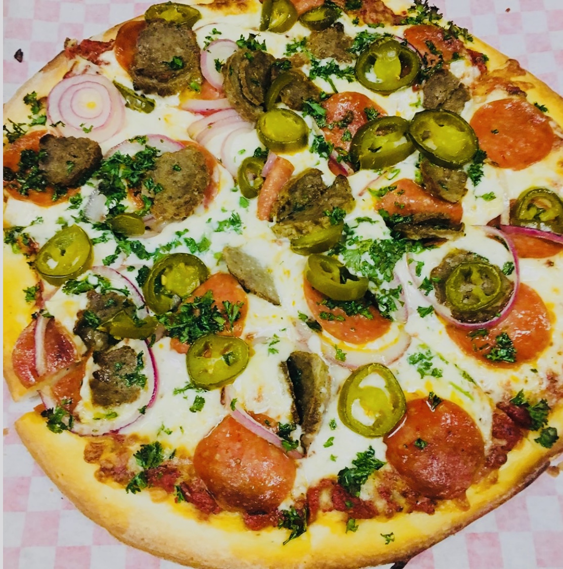 Order Mexican Pizza food online from Sherman Way Grill & Pizza store, North Hollywood on bringmethat.com