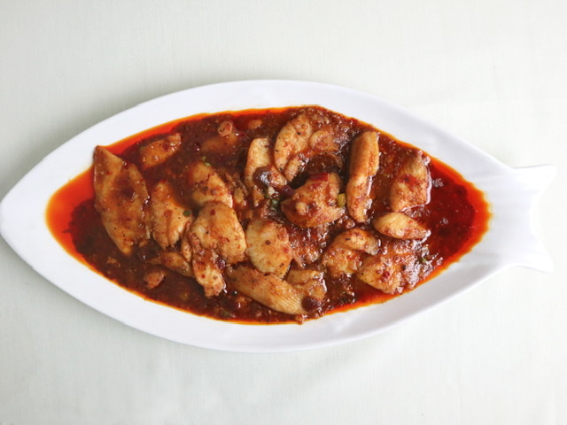 Order Fish Filet in Szechuan Bean Paste food online from Evergreen on 38th Street store, New York on bringmethat.com