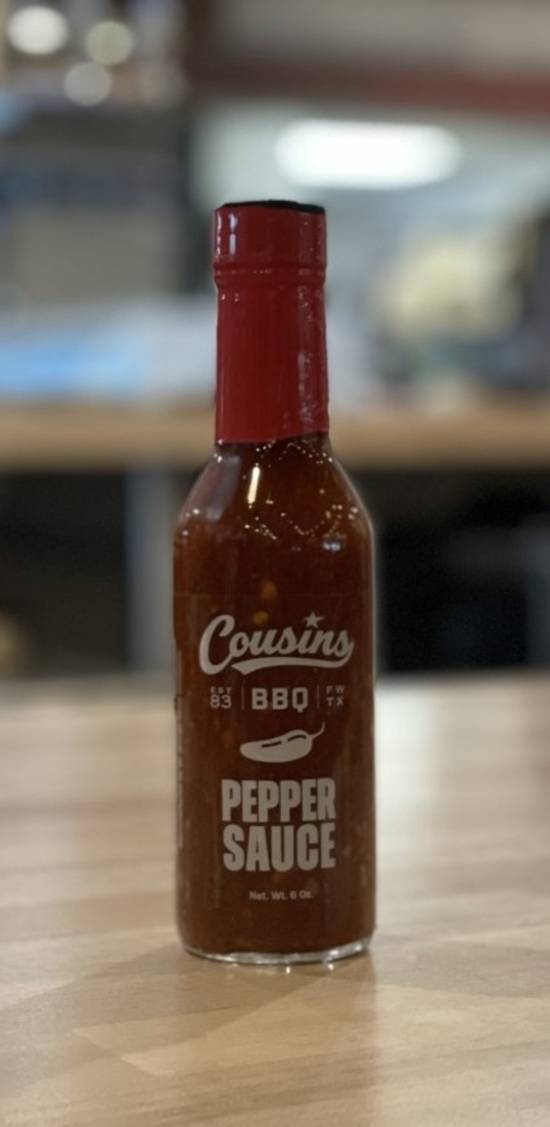 Order Hot Pepper Sauce food online from Cousins Bar-B-Q store, Fort Worth on bringmethat.com