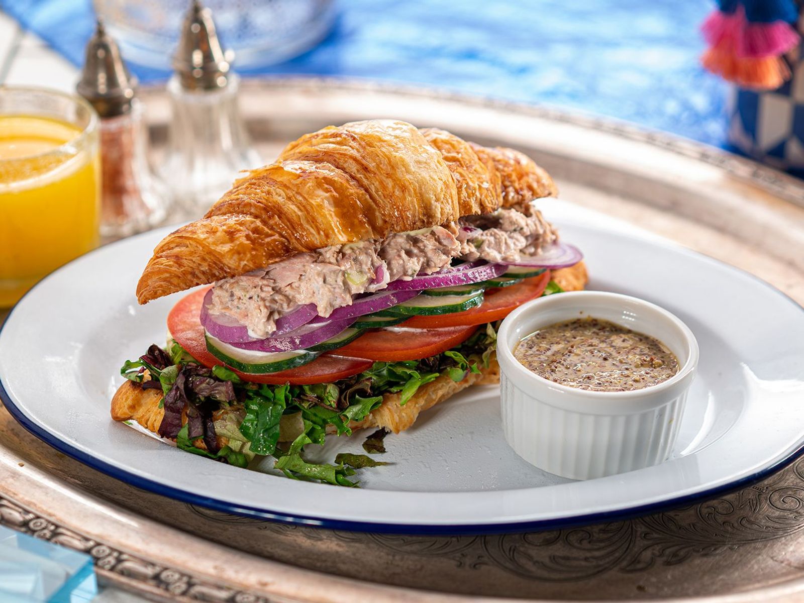 Order Tuna Croissant Sandwich food online from Paris Croissant Company store, Redondo Beach on bringmethat.com