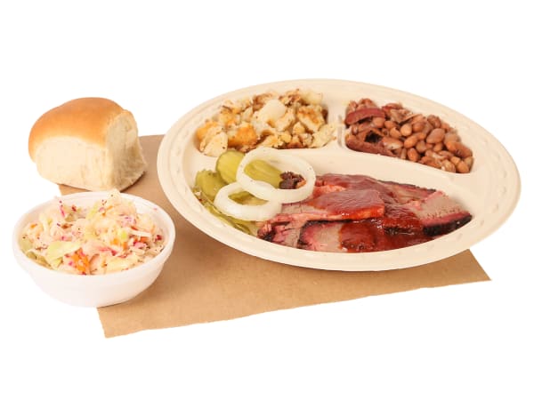 Order Regular Plate food online from Bill Miller Bar-B-Q store, San Antonio on bringmethat.com