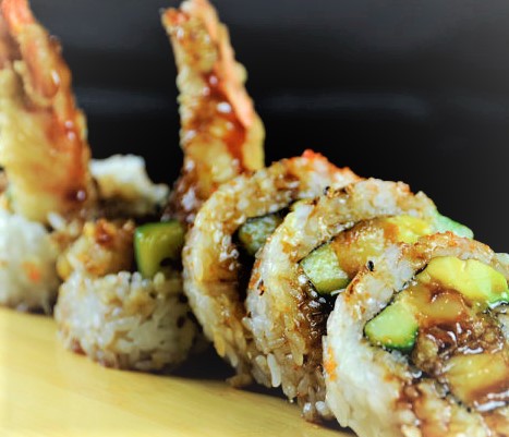 Order Tempura Shrimp Maki food online from Hot Woks Cool Sushi On Adams store, Chicago on bringmethat.com