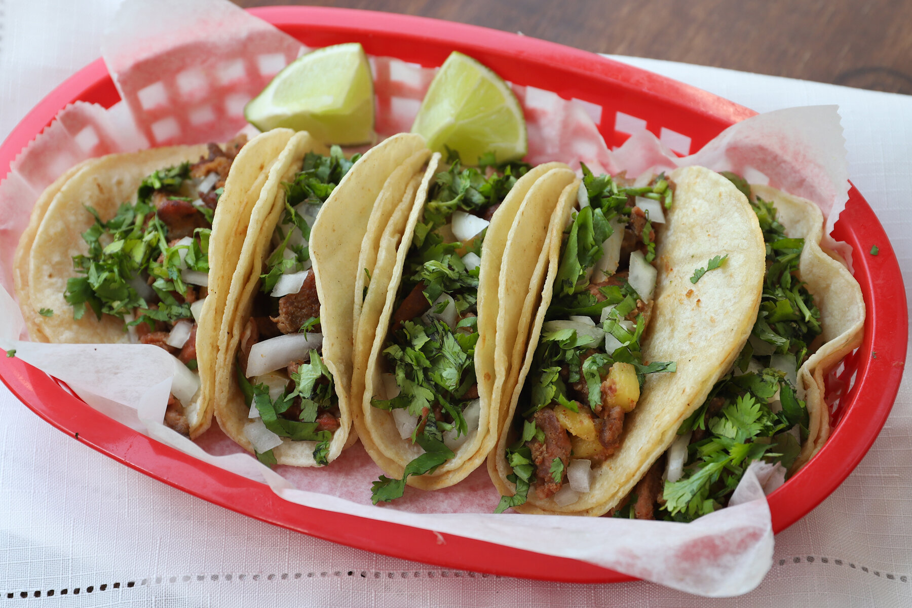 Order Tacos Mexican Style food online from La Familia Cafe store, Kalamazoo on bringmethat.com