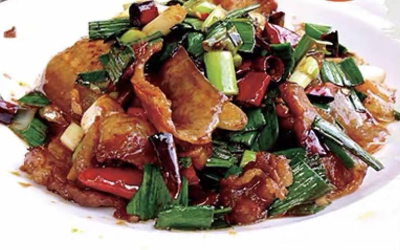 Order Sichuan Style Twice Cooked Pork Bacon 大刀回锅肉 food online from Sichuan Tasty store, San Francisco on bringmethat.com