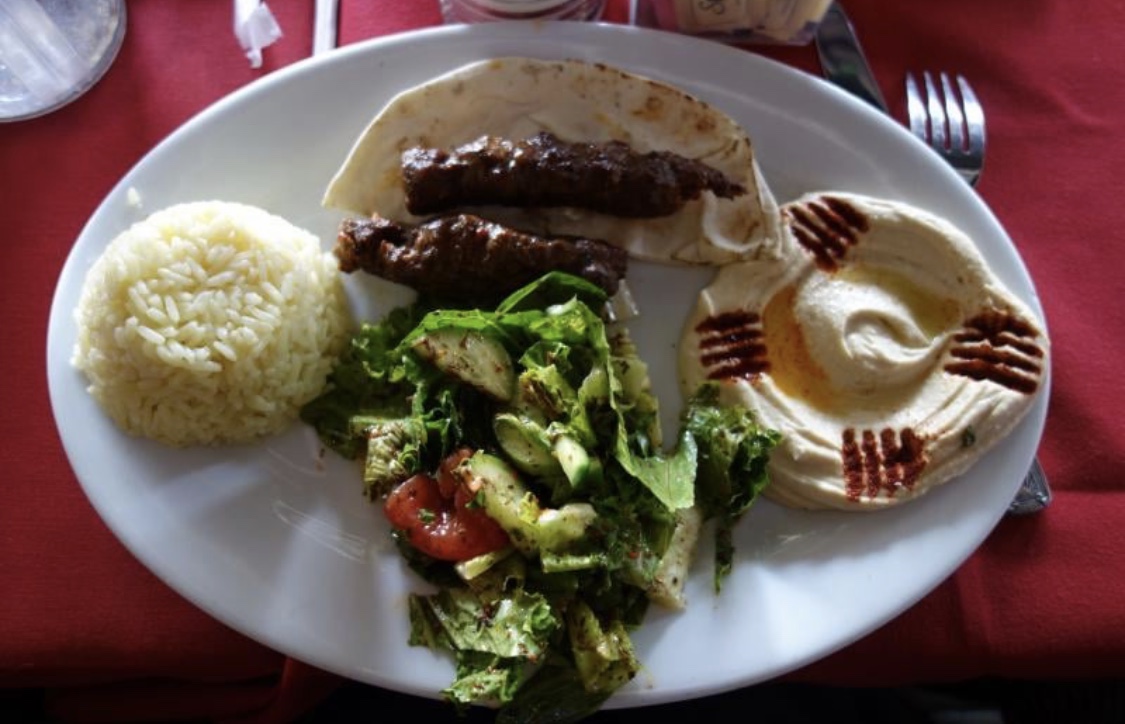 Order Kefta Kabab Plate food online from Dandana Cafe store, Glendora on bringmethat.com