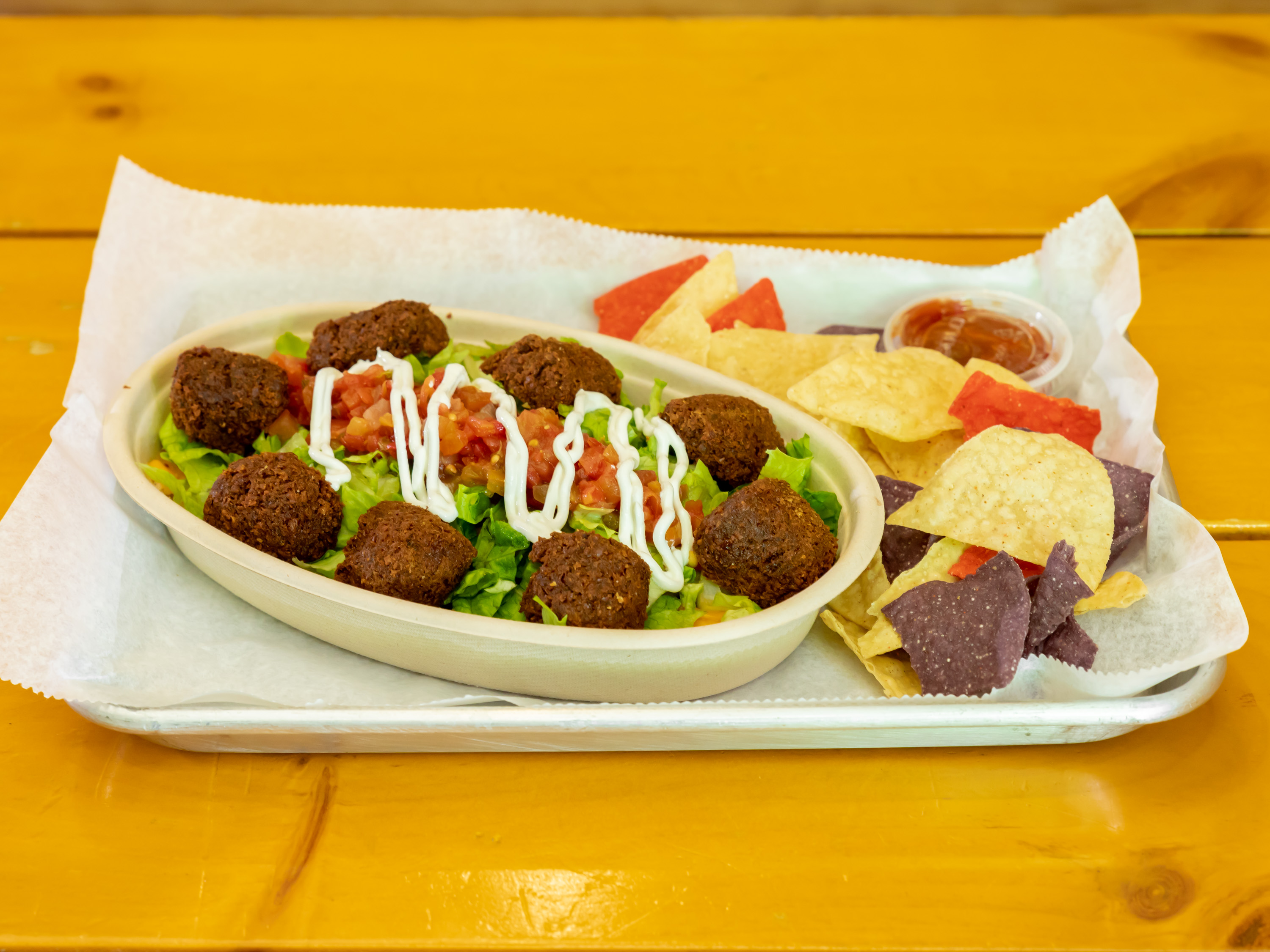 Order Falafel Bowl food online from Burgers & Burritos store, Southbury on bringmethat.com