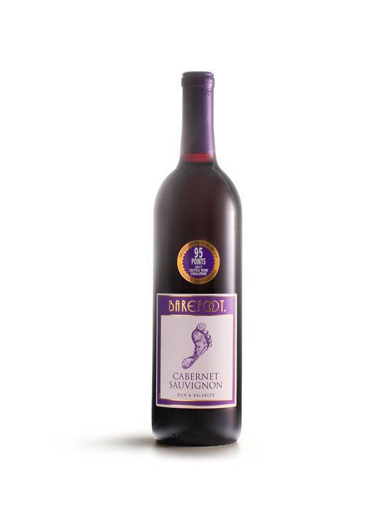 Order Barefoot Cabernet Sauv 750 ML (13.5 % ABV) food online from Chevron Extramile store, Livingston on bringmethat.com