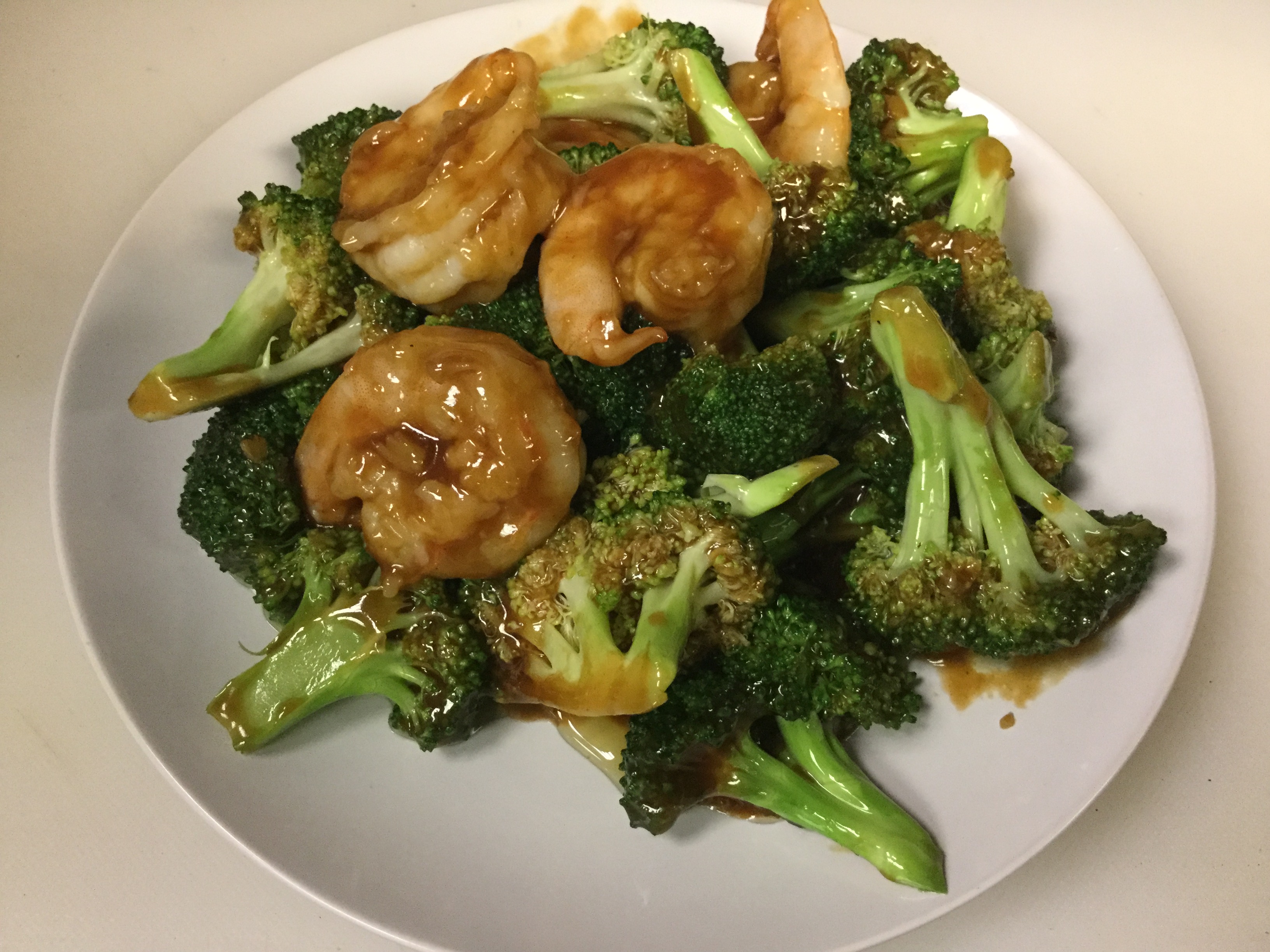 Order 85. Shrimp with Broccoli food online from Happy Garden Chinese Restaurant store, Brooklyn on bringmethat.com