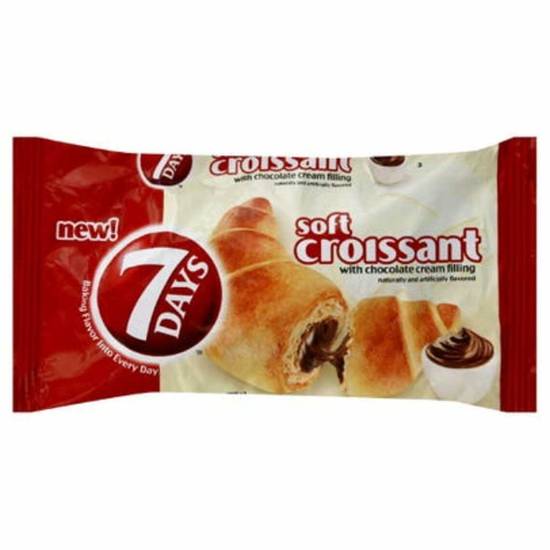 Order 7 Days Soft Croissant - Chocolate Cream Filling food online from IV Deli Mart store, Goleta on bringmethat.com