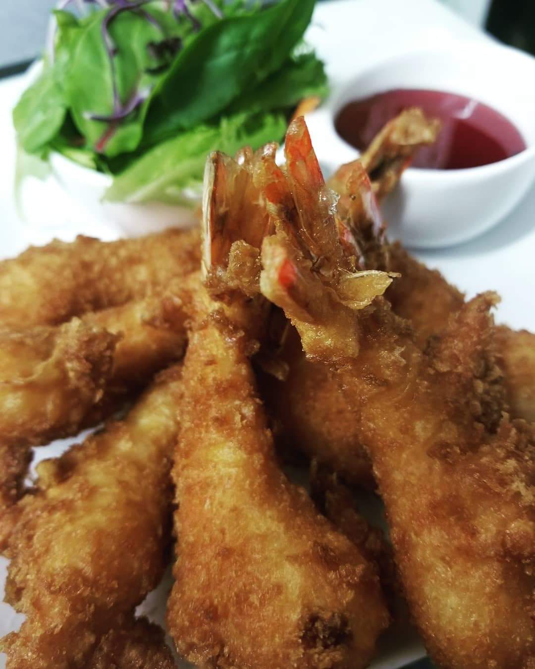 Order 6. Seven Fried Shrimp food online from Thai Silk store, Long Beach on bringmethat.com