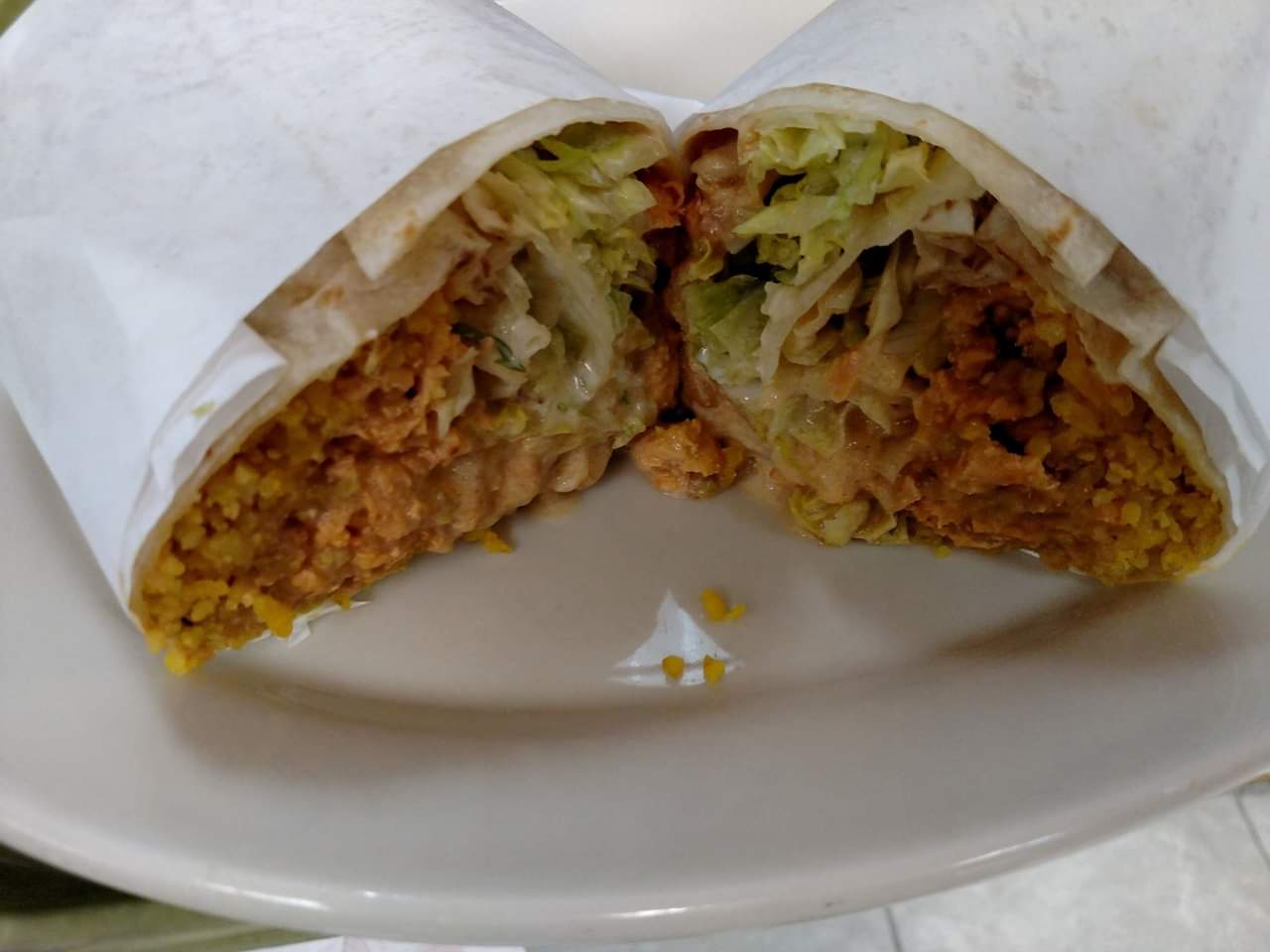 Order Regular Mega Burrito food online from La Chula Mexican Market store, Watervliet on bringmethat.com