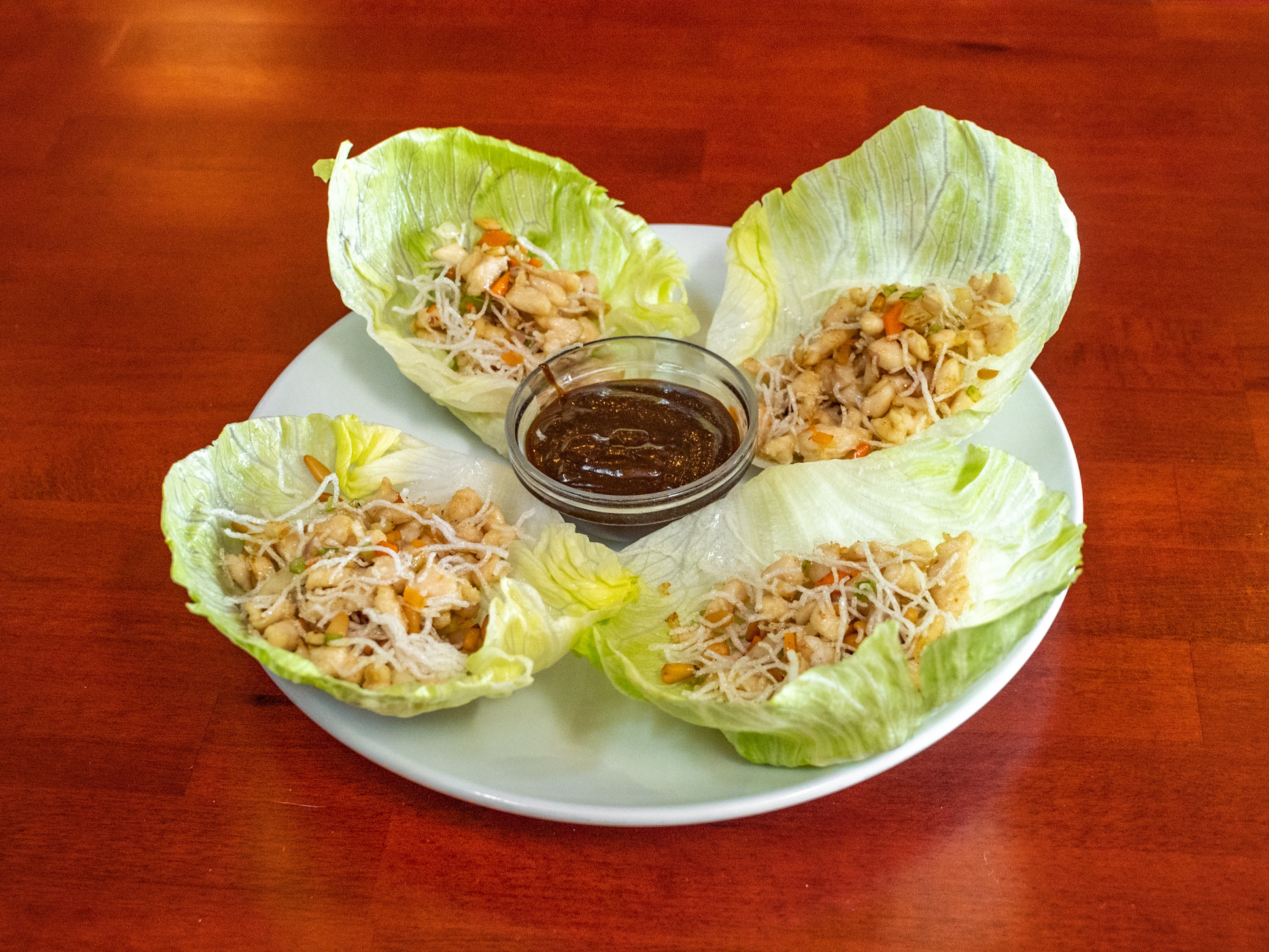Order P01. Chicken Lettuce Wraps food online from Jade North Andover store, North Andover on bringmethat.com
