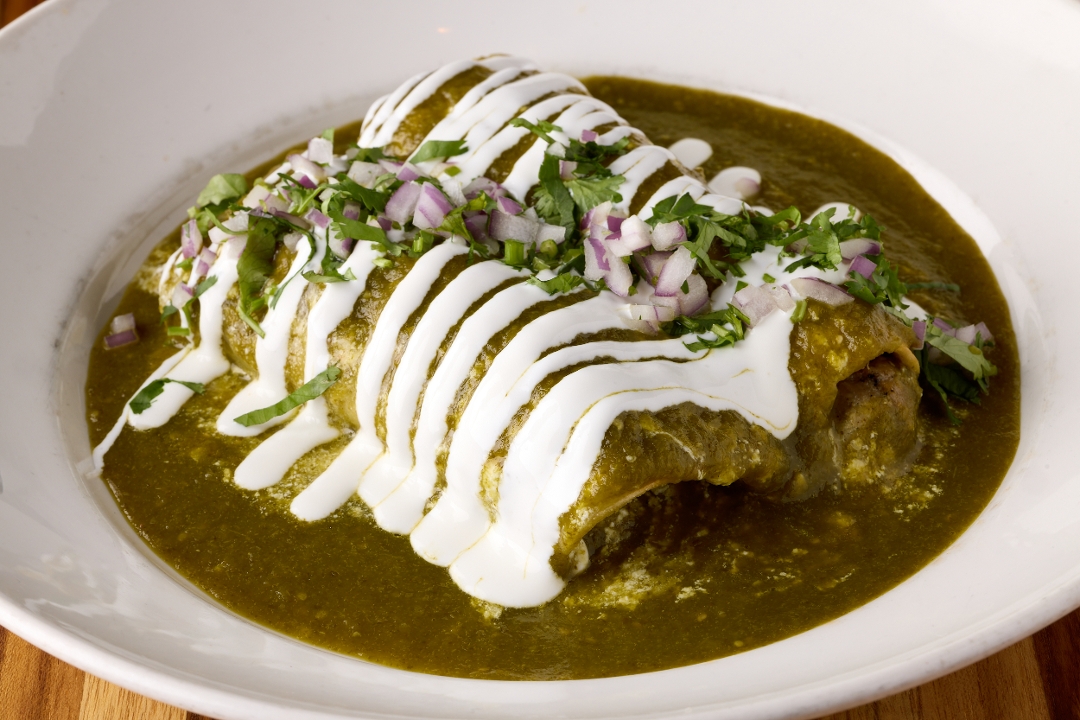 Order Enchiladas - Roasted Chicken Suizas_ food online from Rosa Mexicano store, Oxon Hill on bringmethat.com