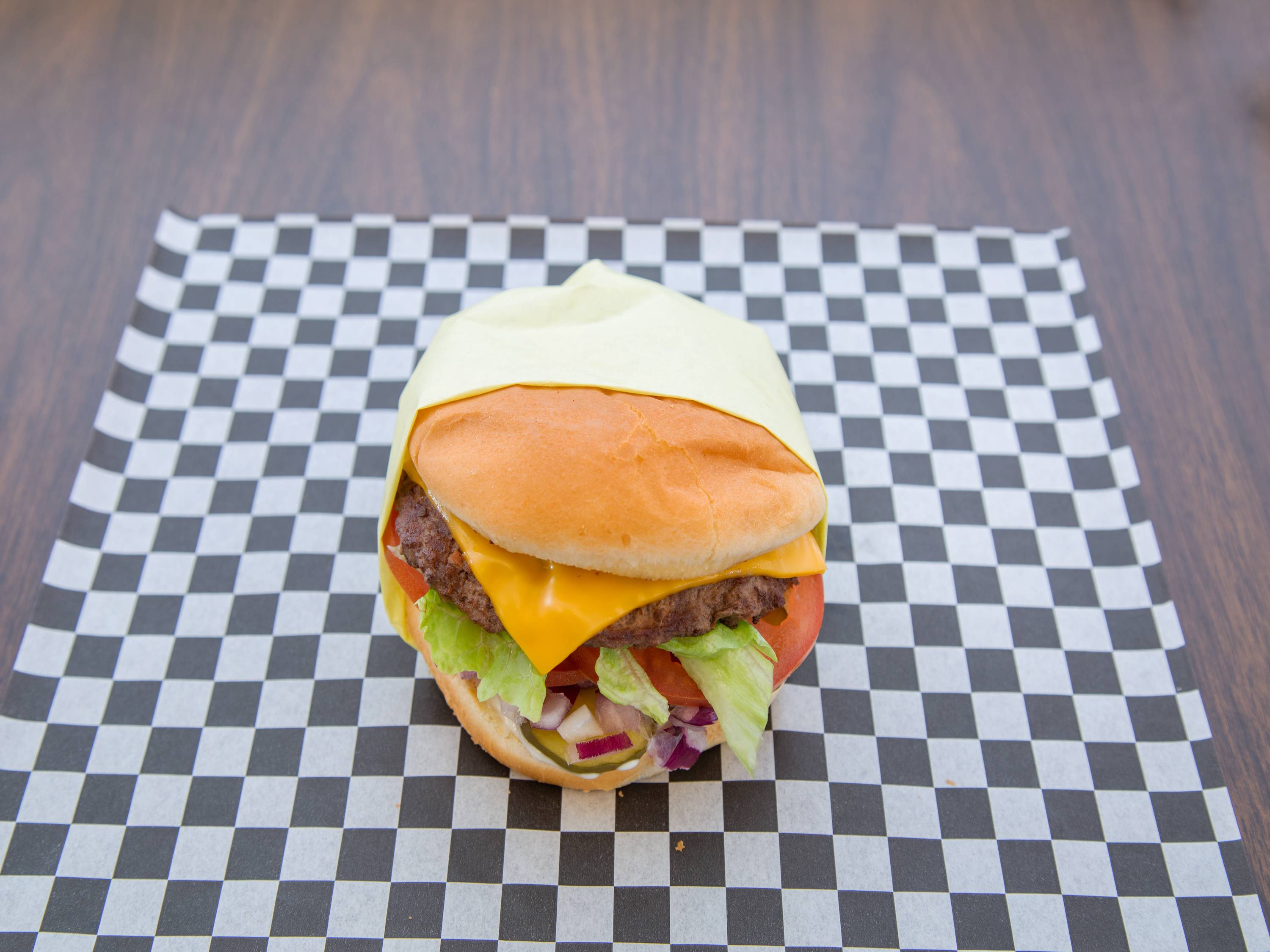 Order Cheeseburger food online from Pop 50 Place store, Redding on bringmethat.com