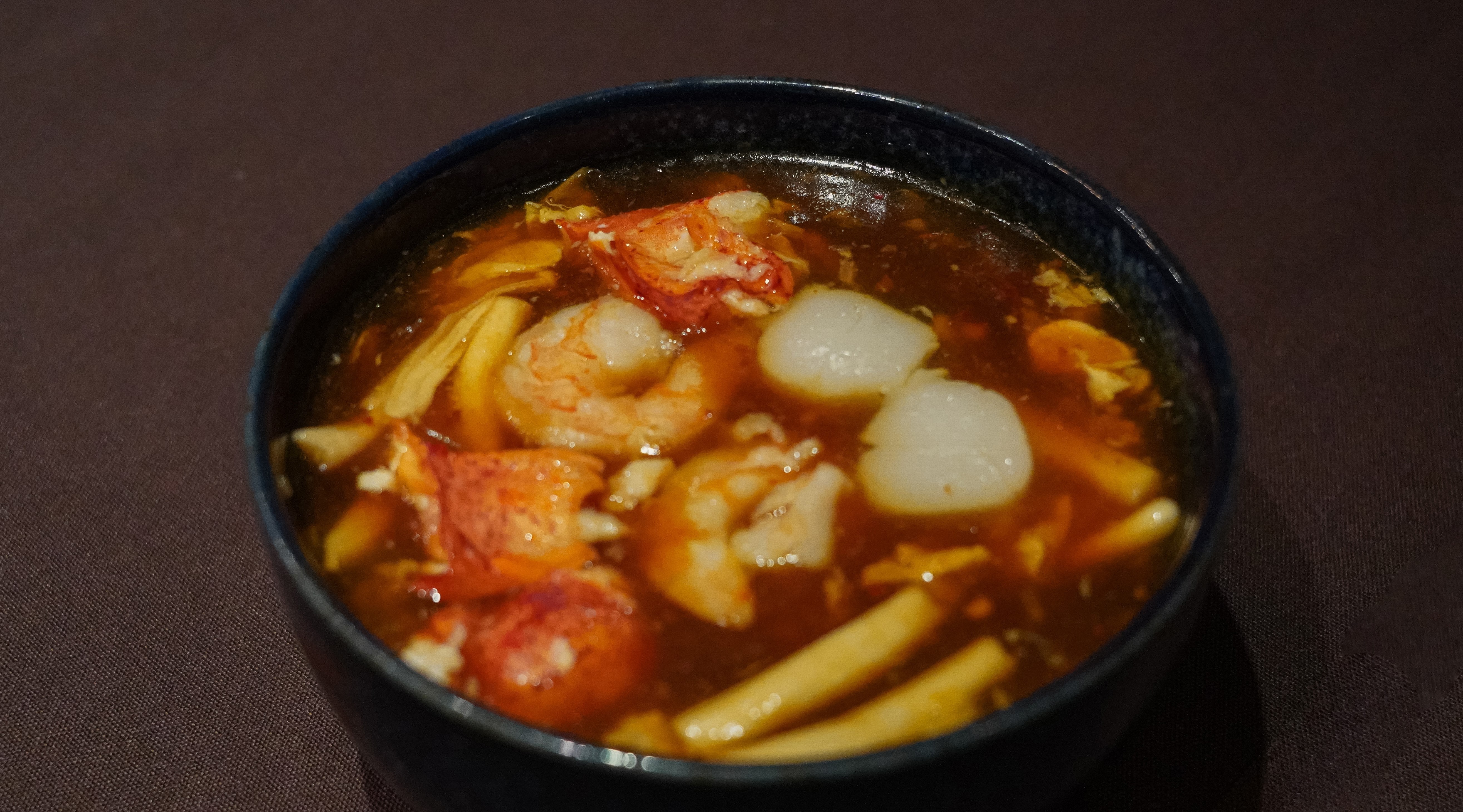 Order Seafood Hot and Sour Soup food online from MoCA Woodbury store, Woodbury on bringmethat.com