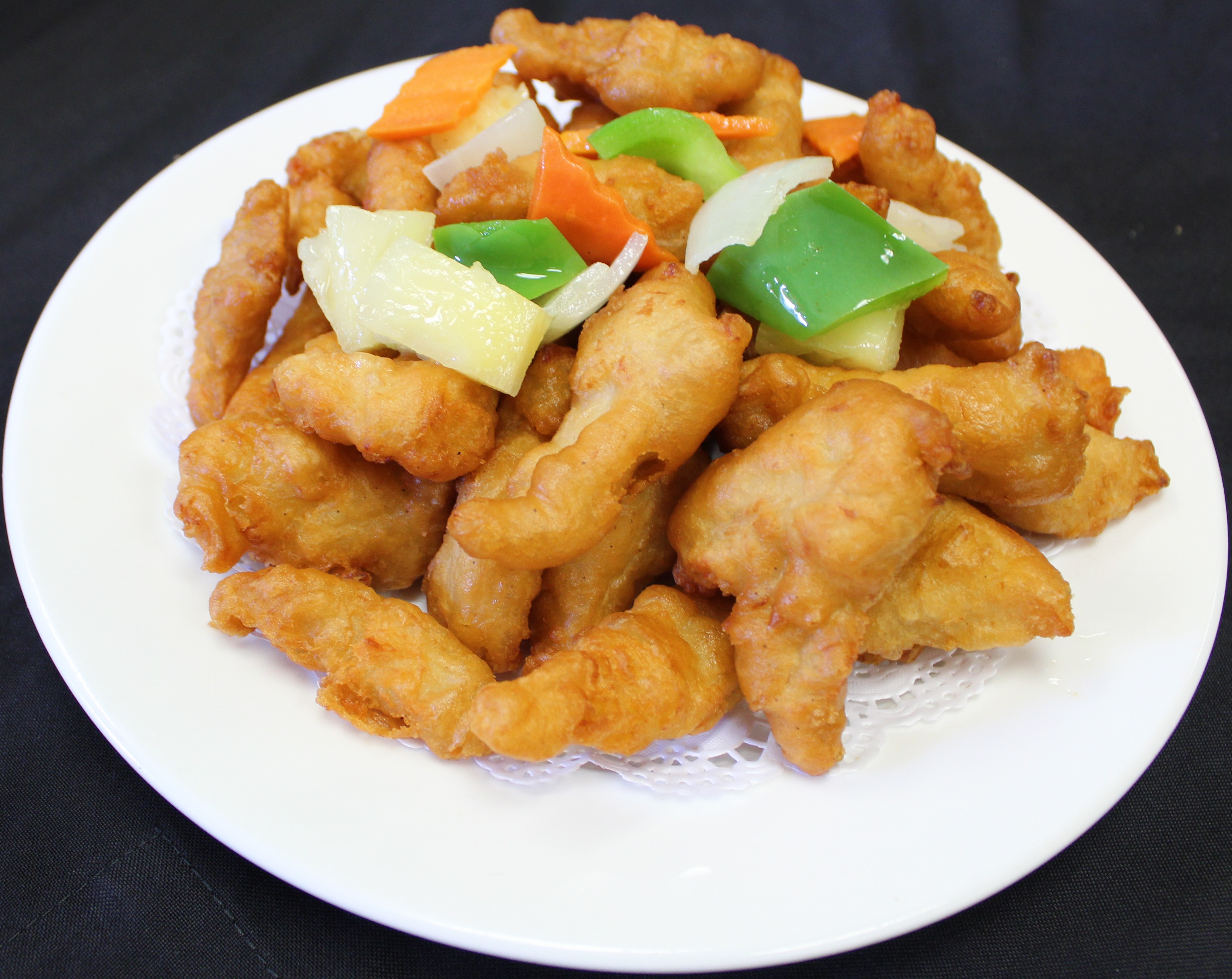 Order C17. Sweet and Sour Chicken food online from Green Asian Bistro store, Frisco on bringmethat.com