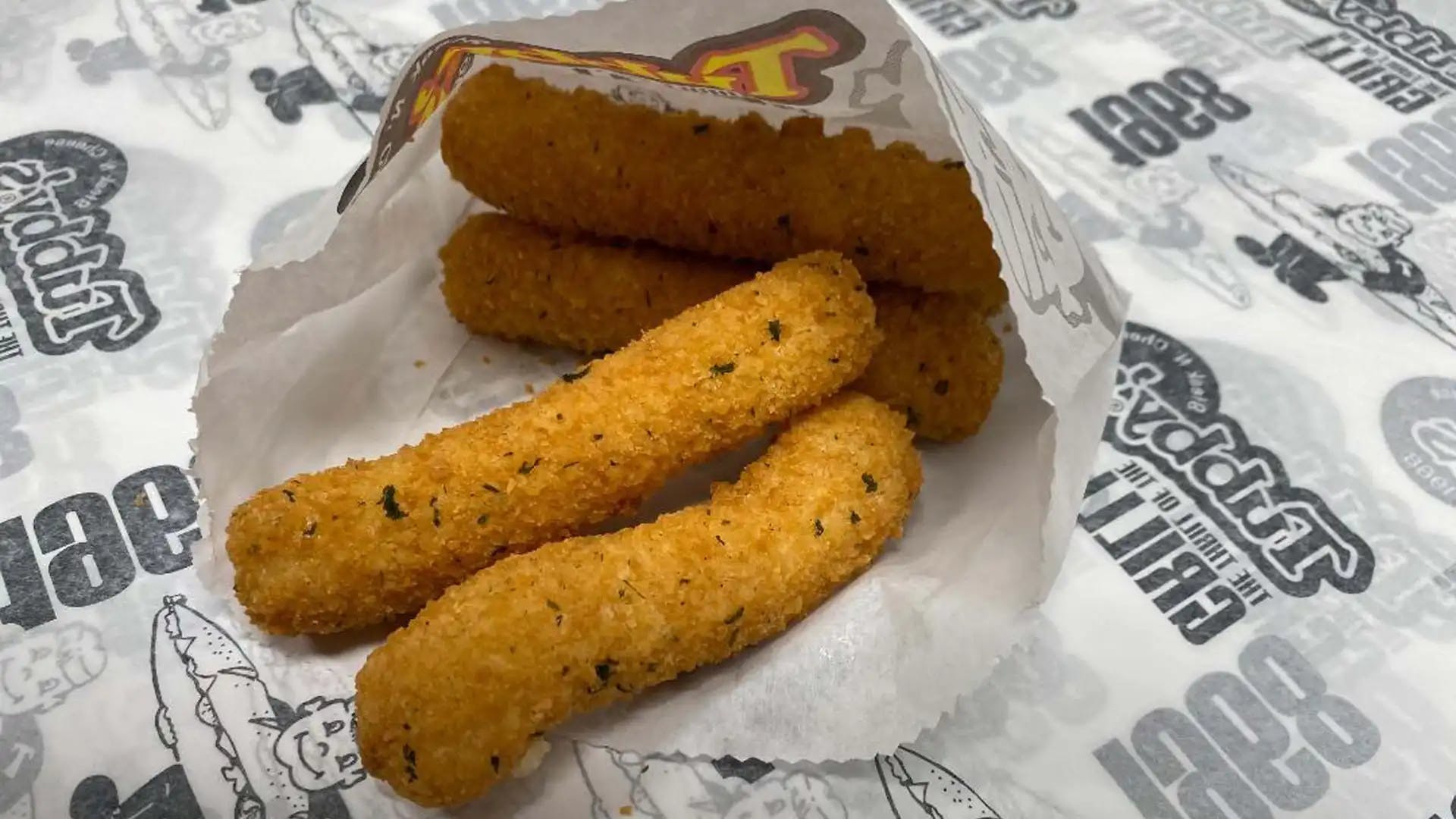 Order Cheese Sticks - Side food online from Tubby's Grilled Submarines store, Westland on bringmethat.com