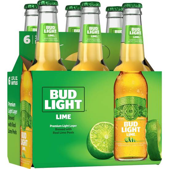 Order Bud Light Lime, 6pk-12oz bottle beer (4.2% ABV) food online from Home-Gating Essentials store, Bolingbrook on bringmethat.com