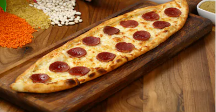 Order Pide / FlatBread - Soujouk & Cheese food online from Turkitch store, Chicago on bringmethat.com