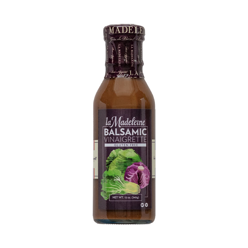 Order Balsamic Dressing (12 oz) food online from La Madeleine French Bakery & Cafe store, San Antonio on bringmethat.com