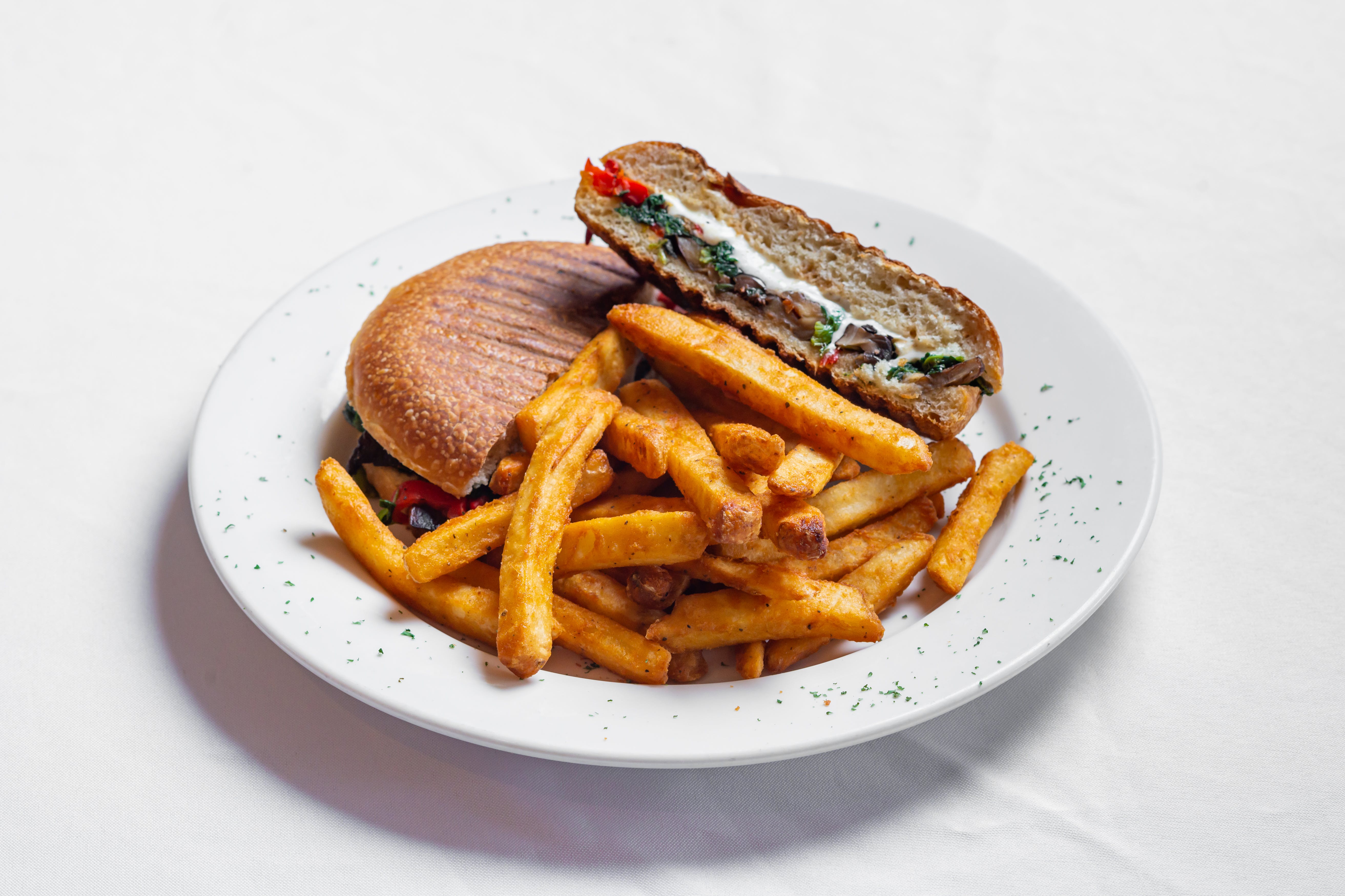Order Vegetable Panini - Panini food online from Uncle Sal Pizza Ii store, Sparta Township on bringmethat.com