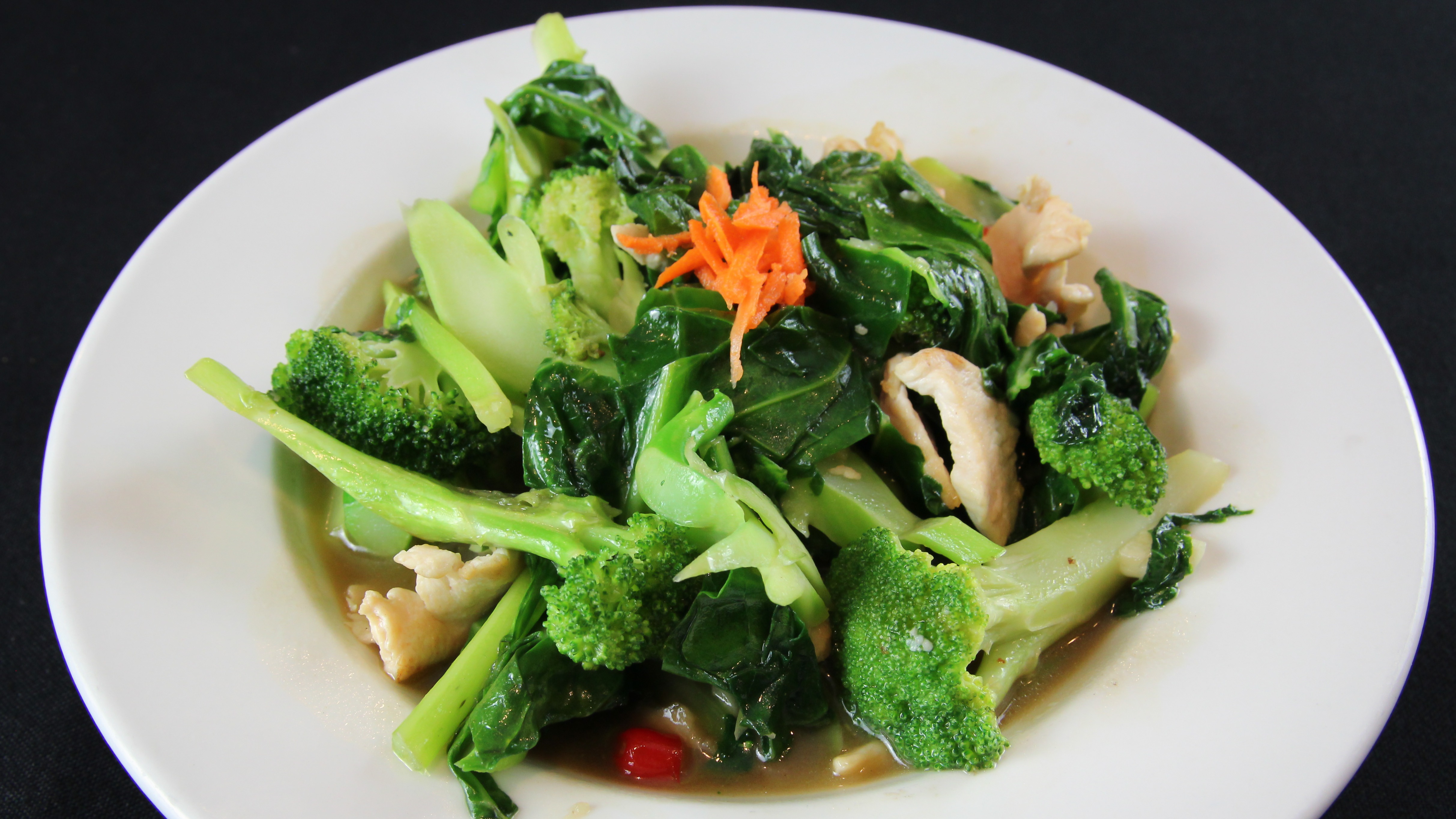 Order Stir Fry Greens food online from Basil Thai Cafe store, Columbus on bringmethat.com