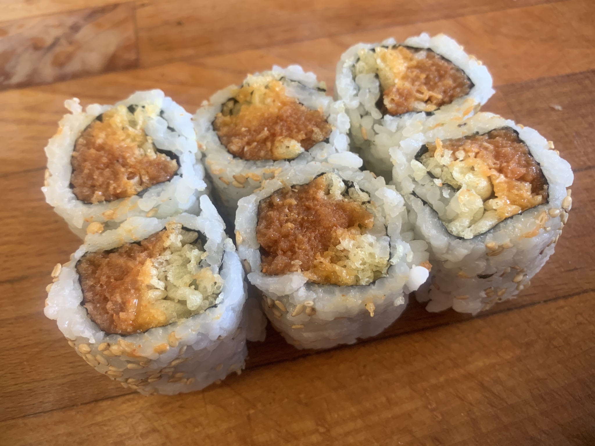 Order Spicy Crunchy Tuna Roll food online from RAWR Sushi store, Springfield on bringmethat.com