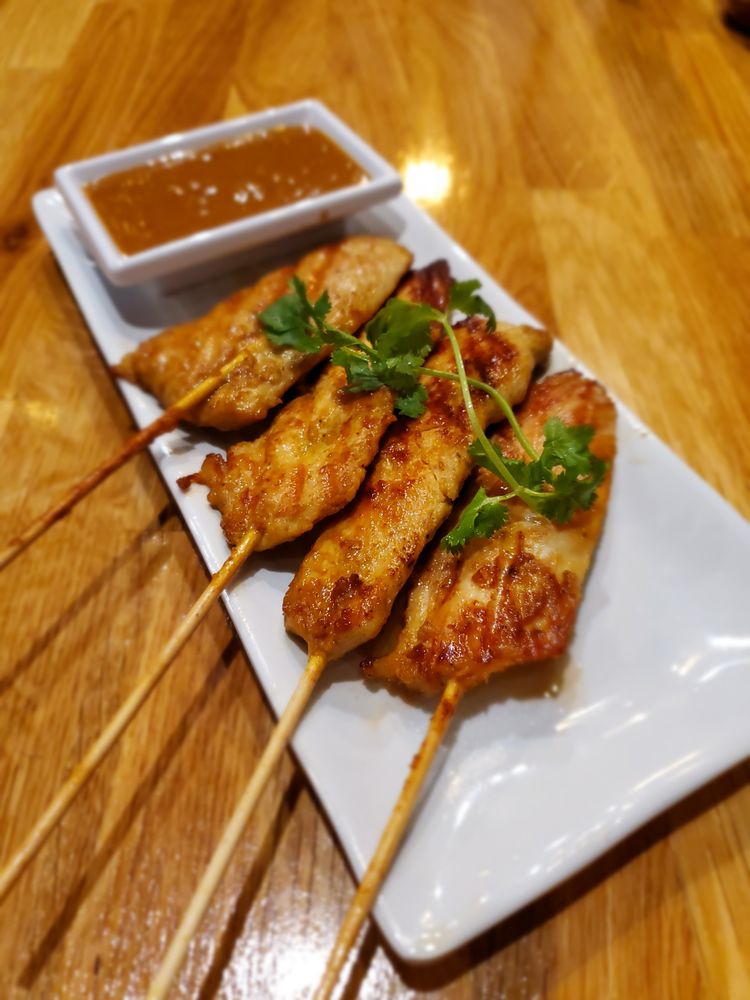 Order Chicken Satay food online from The loop store, New York on bringmethat.com