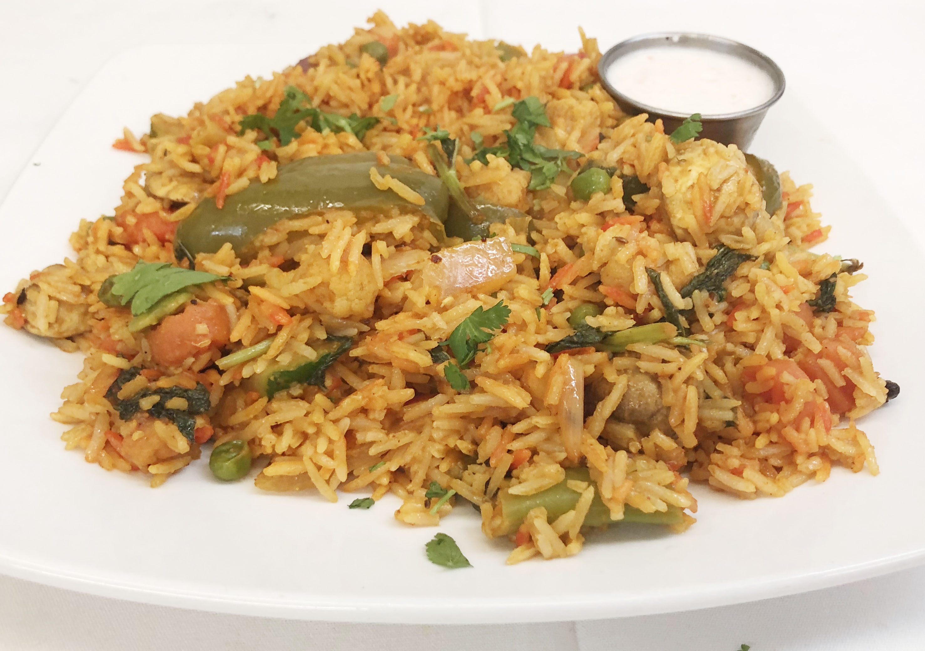 Order 3. Vegetable Biryani food online from Himalayan Grill store, Flagstaff on bringmethat.com