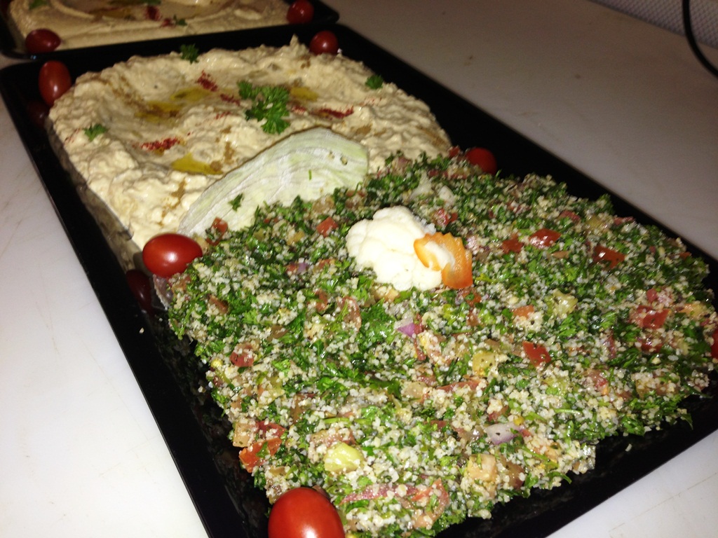 Order Tabouleh Platter food online from Ani Takeout store, Belmont on bringmethat.com