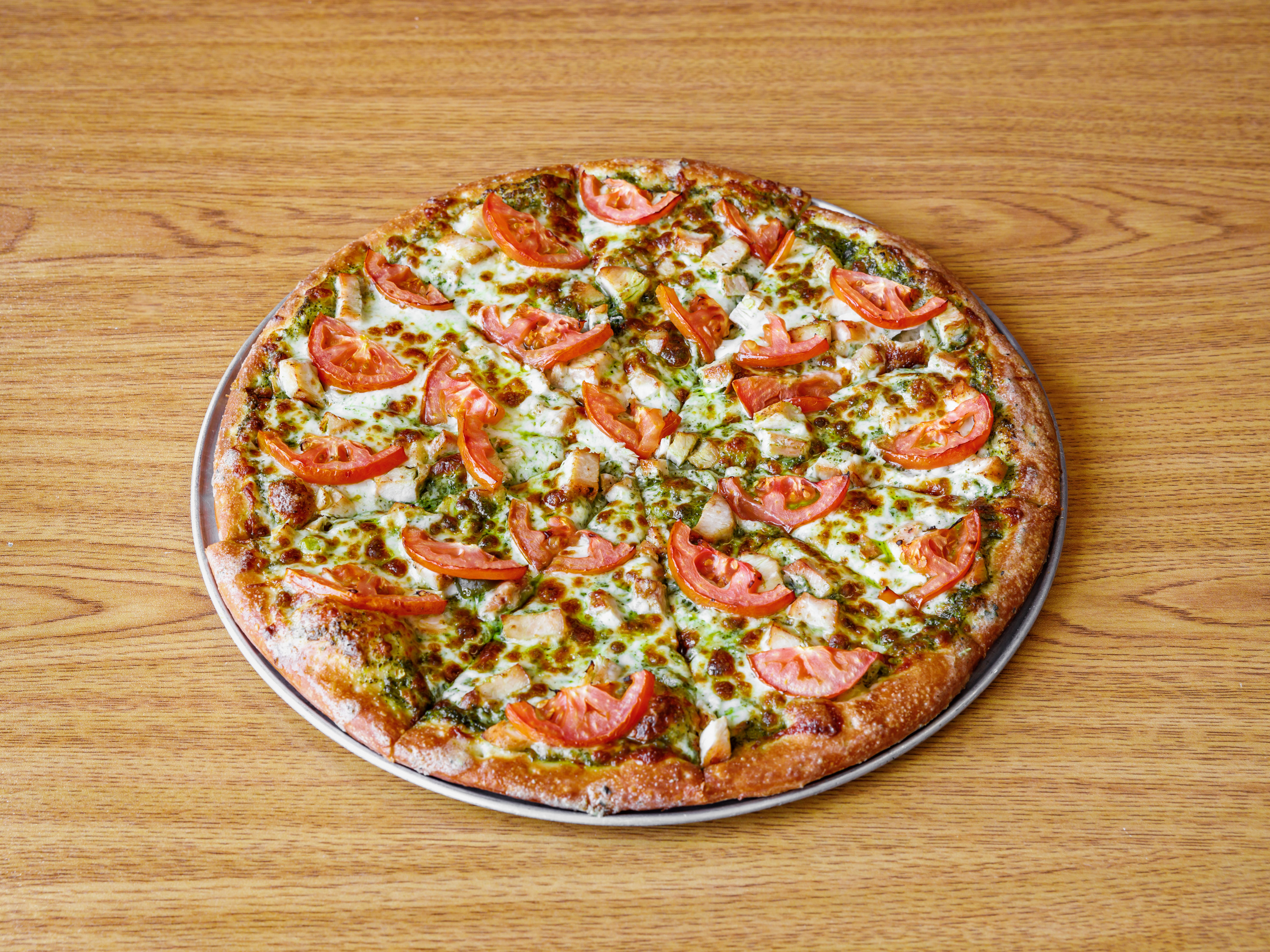Order Pesto Pizza food online from Combo's Pizza store, Fullerton on bringmethat.com