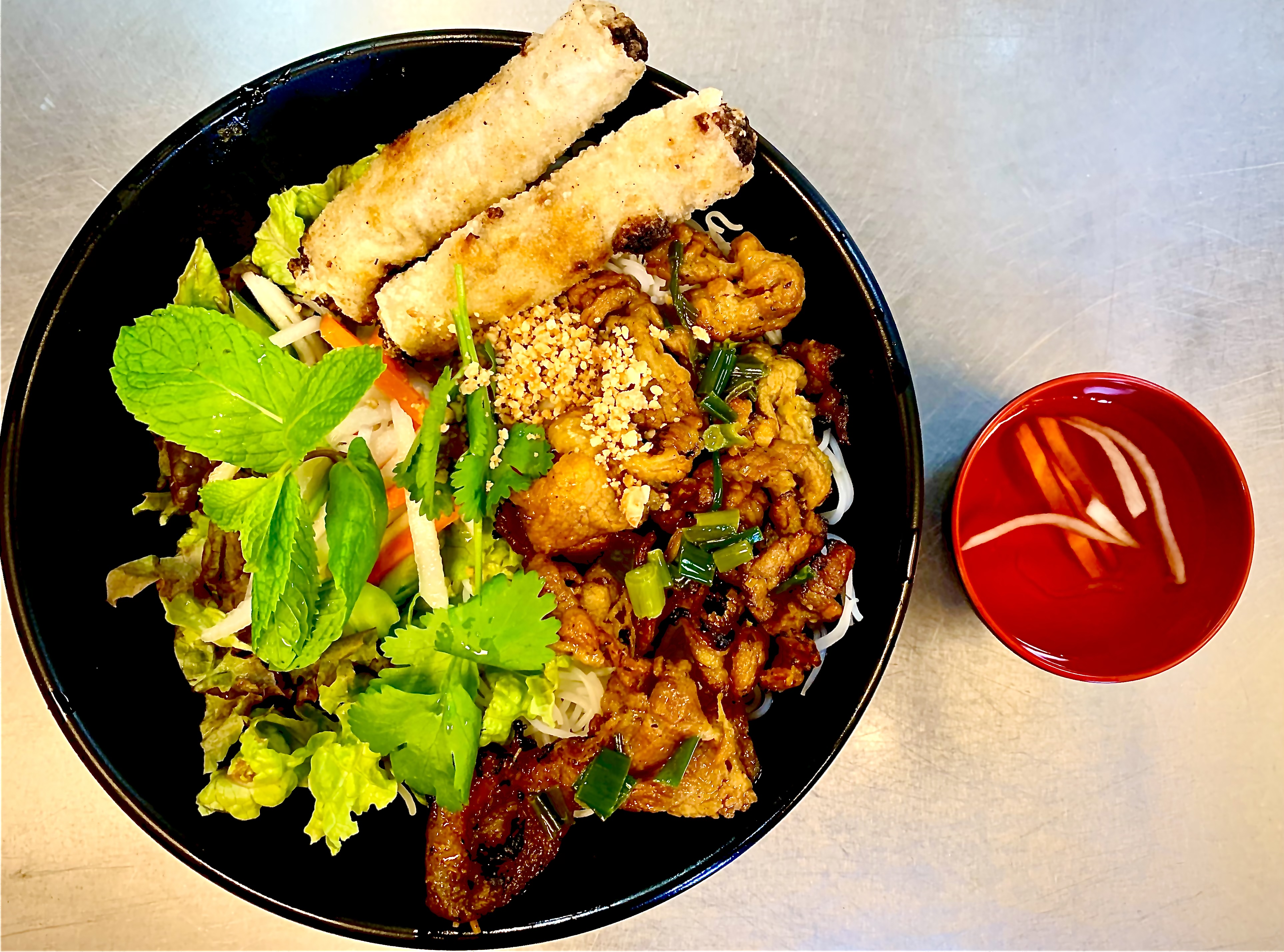 Order Bun Thit Nuong Cha Gio food online from Pho Hanoi store, Lake Forest on bringmethat.com