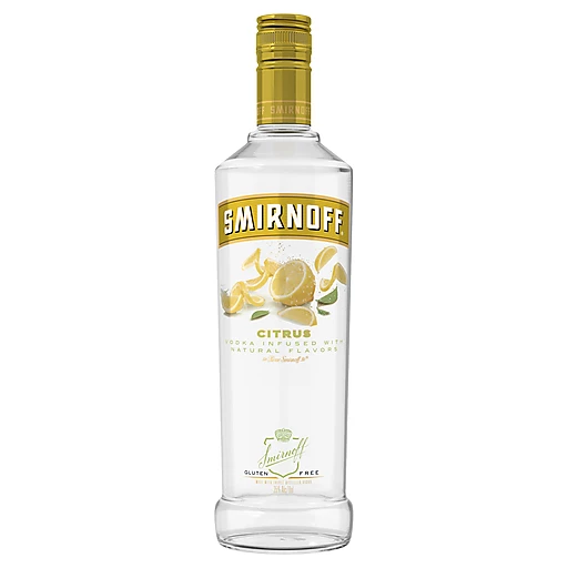 Order Smirnoff Citrus vodka 750 ml. food online from Mirage Wine & Liquor store, Palm Springs on bringmethat.com