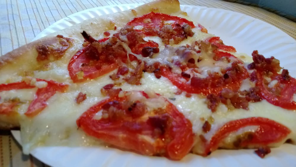 Order Bacon and Tomato Pizza food online from Renato Pizza store, Swarthmore on bringmethat.com