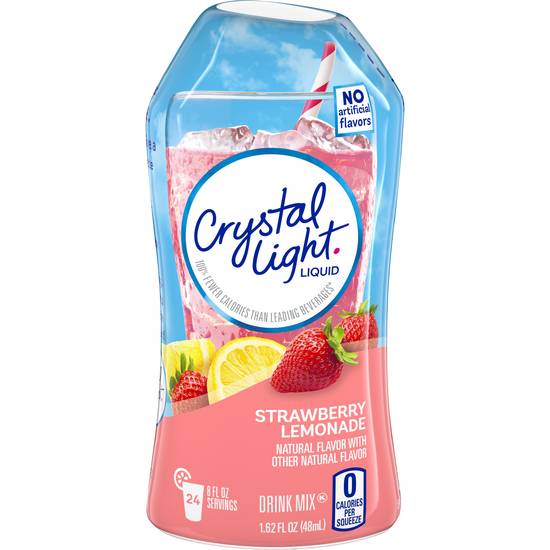 Order Crystal Light Liquid Strawberry Lemonade Naturaly Flavored Drink Mix (1.62 oz) food online from Rite Aid store, Stark County on bringmethat.com