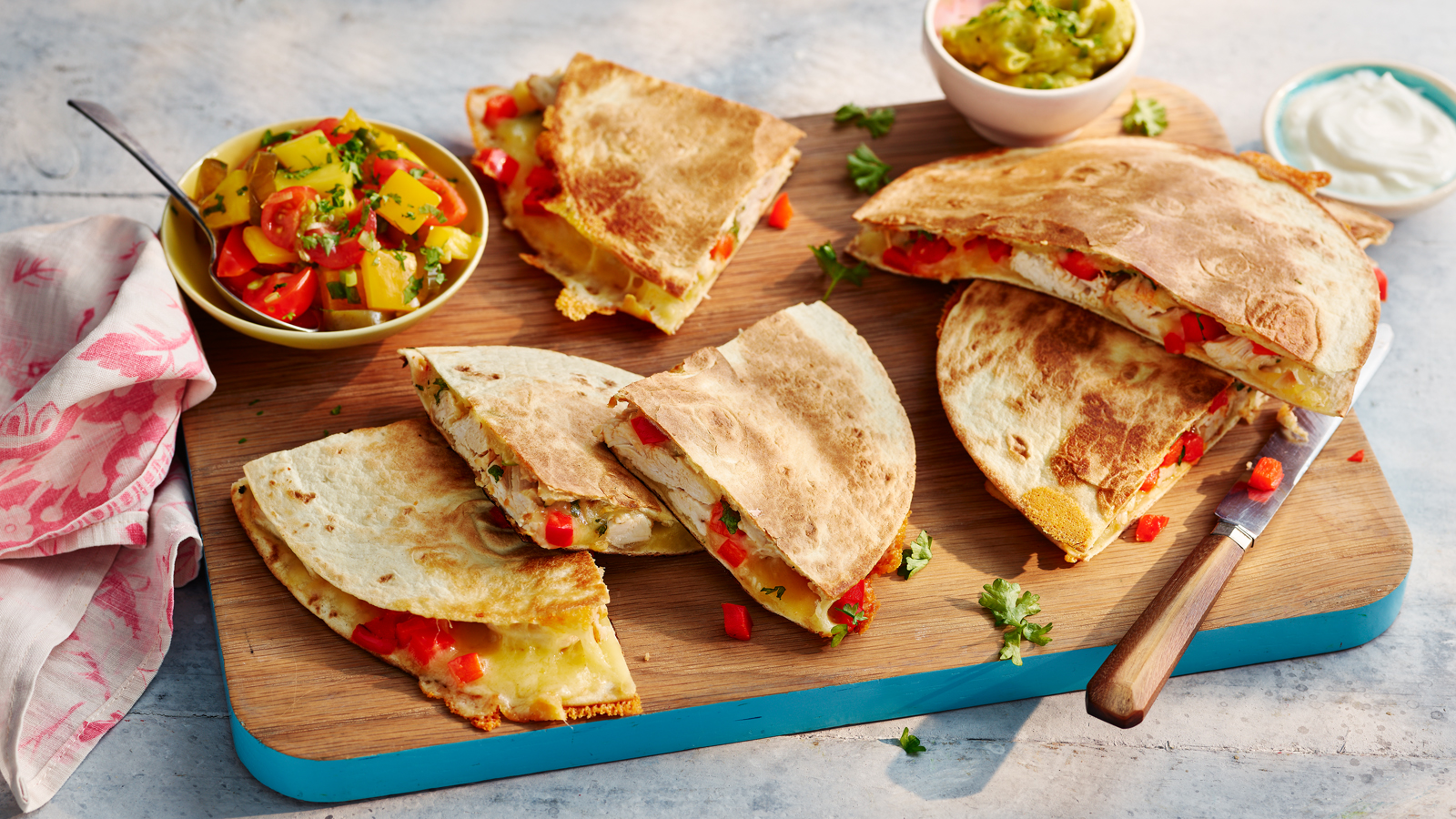 Order Ground Beef Quesadilla food online from Tacos Tolteca store, Baltimore on bringmethat.com