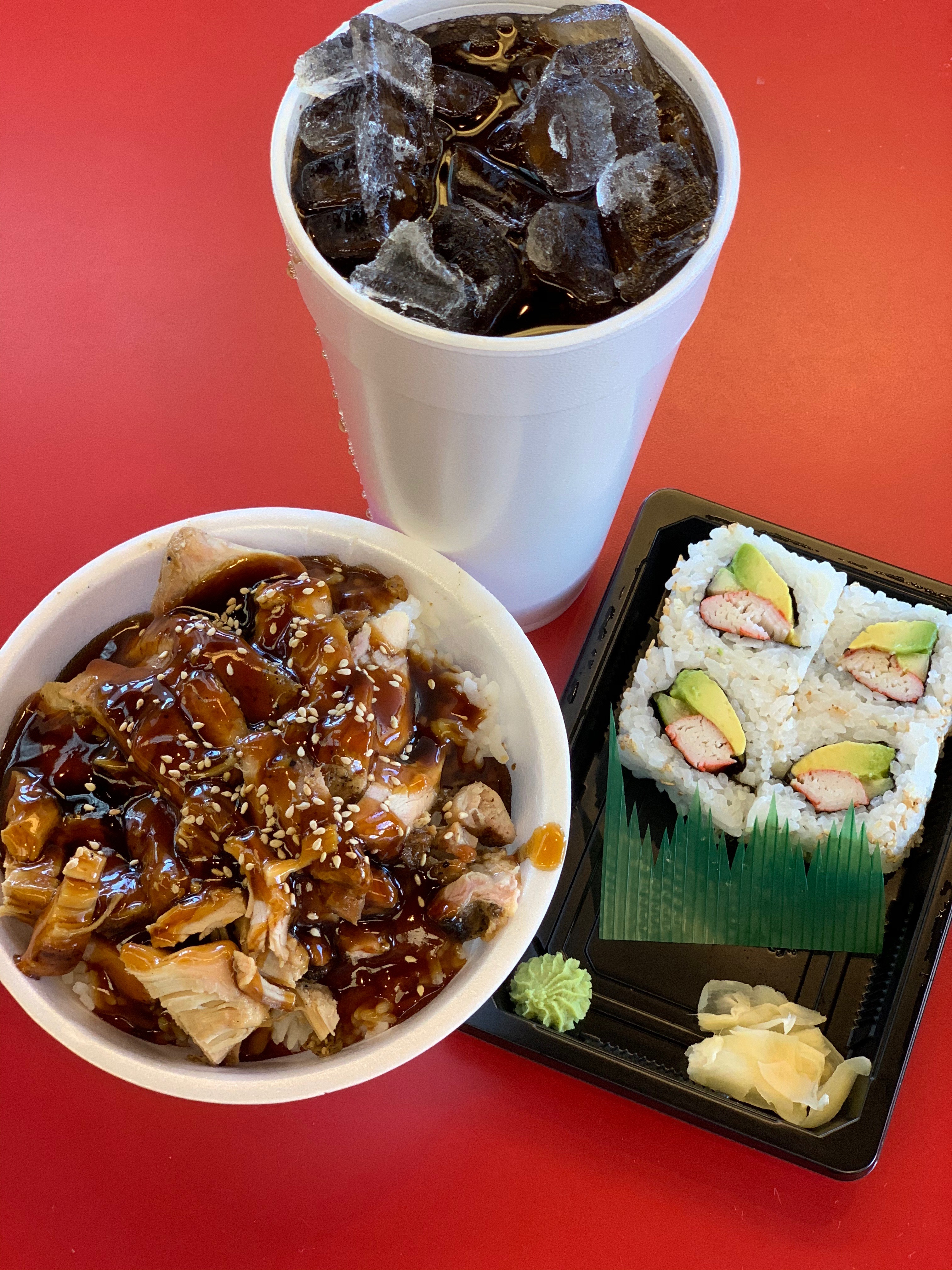 Order #3. Teriyaki and Sushi Combo food online from Yoshis Restaurant store, Phoenix on bringmethat.com