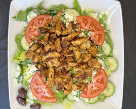 Order Chicken Gyros Salad food online from Pita Wraps Mediterranean Grill store, Surprise on bringmethat.com