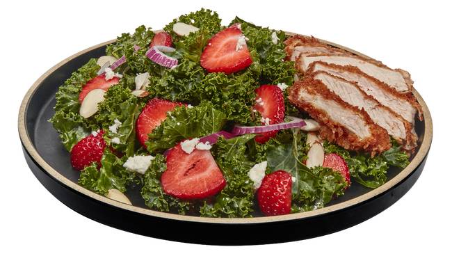 Order Kale Salad with strawberries food online from Katsu Bar store, Torrance on bringmethat.com