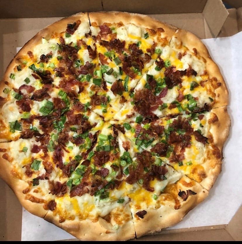 Order 13. Philly Steak Pizza - Small 12" food online from Pizza Kitchen & Grill store, Berlin on bringmethat.com