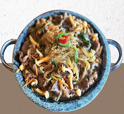 Order Prime Beef BULGOGI with Glass Noodle food online from Yuk Dae Jang store, Irvine on bringmethat.com